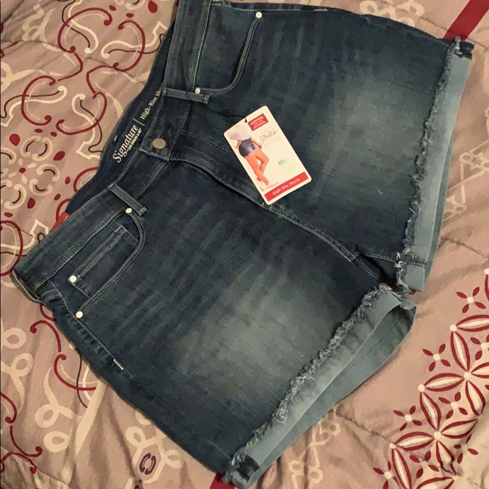 High rise shorts